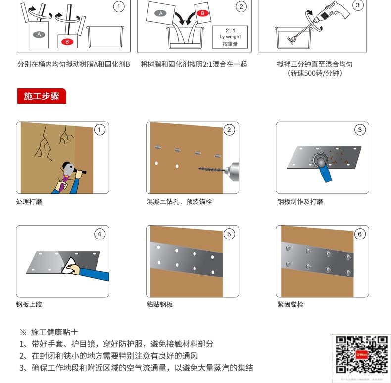 包钢路南粘钢加固施工过程